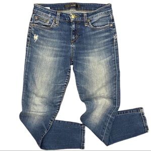 JOE’S Margaux Skinny Ankle Jeans Distressed Faded